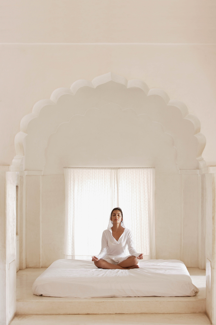 Beautiful Woman Meditating